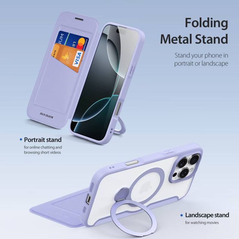 MagSafe® Compatible Velvet Purple Ultimate 3-in-1 Case for iPhone Series