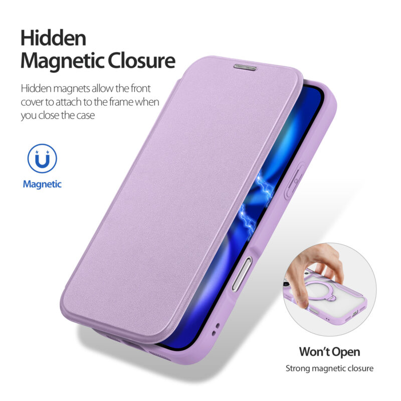 MagSafe® Compatible Velvet Purple Ultimate 3-in-1 Case for iPhone 17 Pro Max