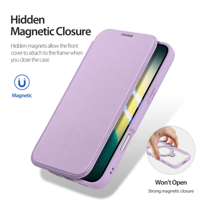 MagSafe® Compatible Velvet Purple Ultimate 3-in-1 Case for iPhone 17 Air