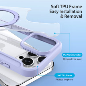 MagSafe® Compatible Velvet Purple Ultimate 3-in-1 Case for iPhone Series