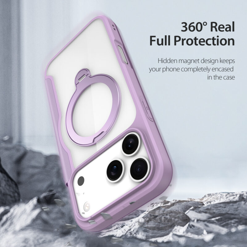 MagSafe® Compatible Velvet Purple Ultimate 3-in-1 Case for iPhone 17 Pro Max