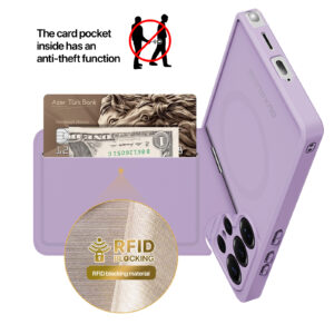 MagSafe® Compatible Lilac Rose - 3-in-1 Wallet & Stand Case for Samsung Galaxy