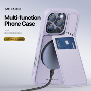 MagSafe® Compatible Royal Purple - 3-in-1 Case with Wallet, Stand & RFID Protection for iPhone