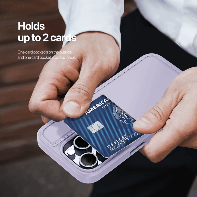 MagSafe® Compatible Royal Purple - 3-in-1 Case with Wallet, Stand & RFID Protection for iPhone