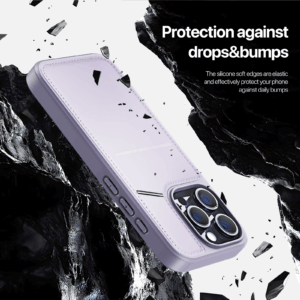 MagSafe® Compatible Royal Purple - 3-in-1 Case with Wallet, Stand & RFID Protection for iPhone