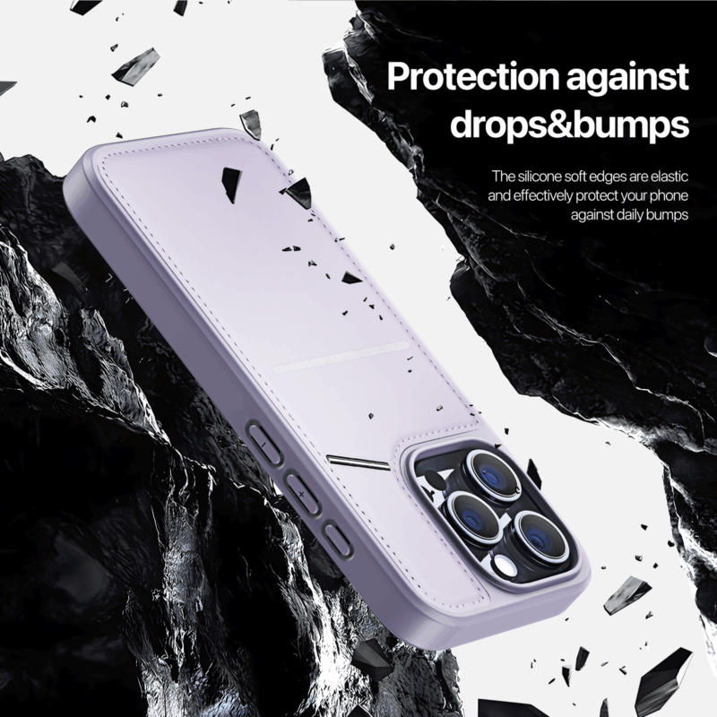 MagSafe® Compatible Royal Purple - 3-in-1 Case with Wallet, Stand & RFID Protection for iPhone