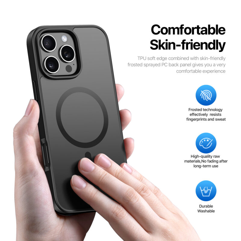MagSafe® Compatible Minimalist Armor Case for iPhone Series — No Stand, All Protection
