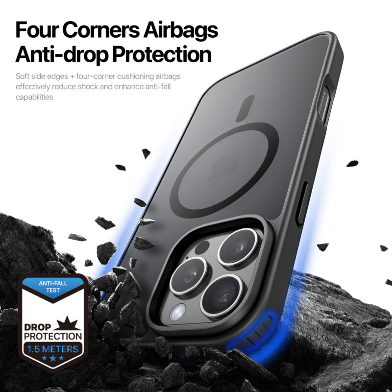 MagSafe® Compatible Minimalist Armor Case for iPhone Series — No Stand, All Protection