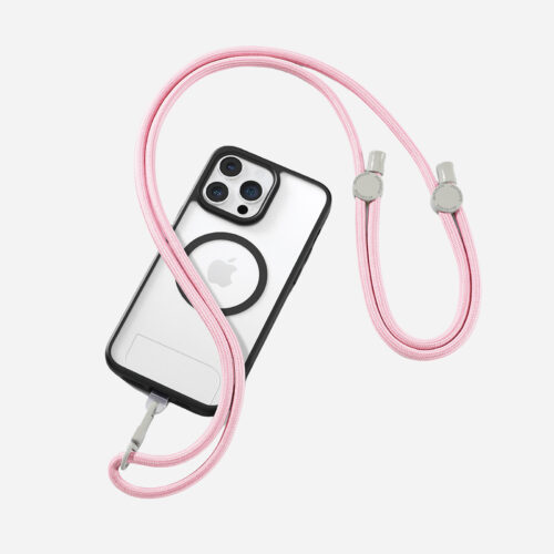 Cross-body Phone Lanyard-Light Pink
