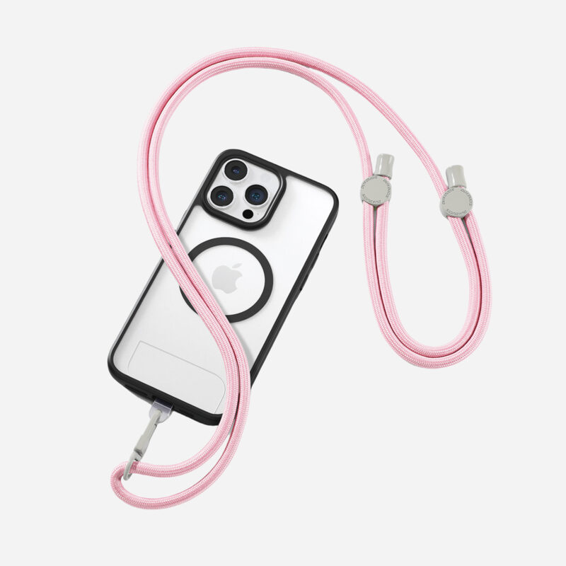 Cross-body Phone Lanyard-Light Pink