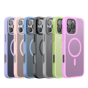 MagSafe® Compatible Steel Mist Case for iPhone Series — No Stand, All Protection