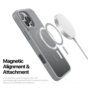 MagSafe® Compatible Steel Mist Case for iPhone Series — No Stand, All Protection